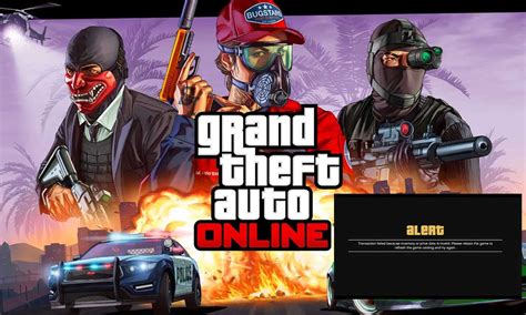 GTA 5 online on PC. transaction pending : .